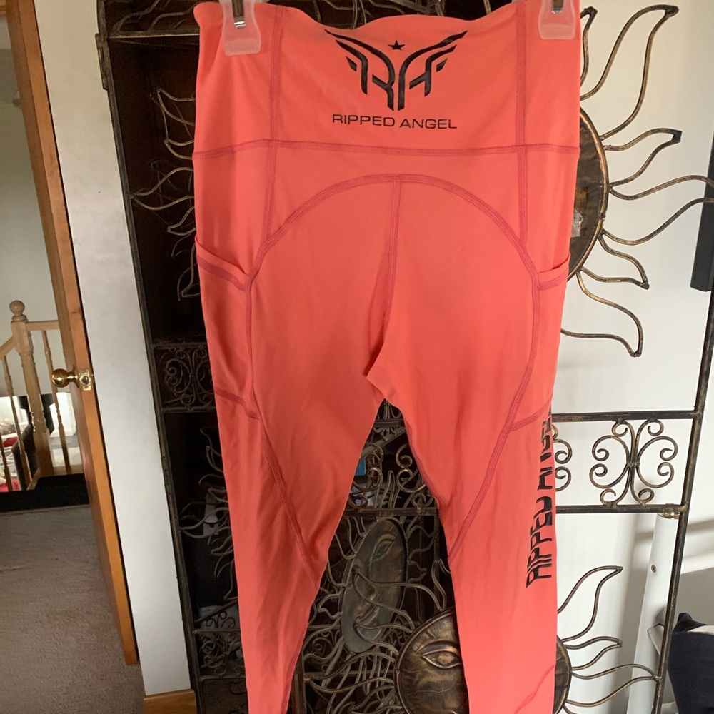 Ripped angel leggings